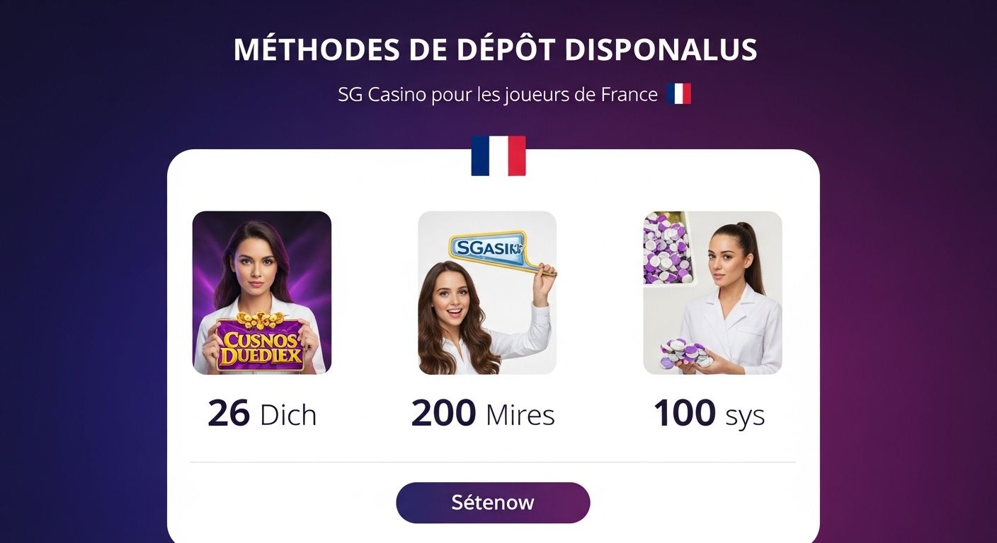 Méthodes de dépôt disponibles casino deposit